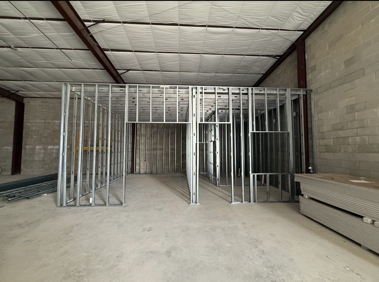 Commercial Office Buildout — Before