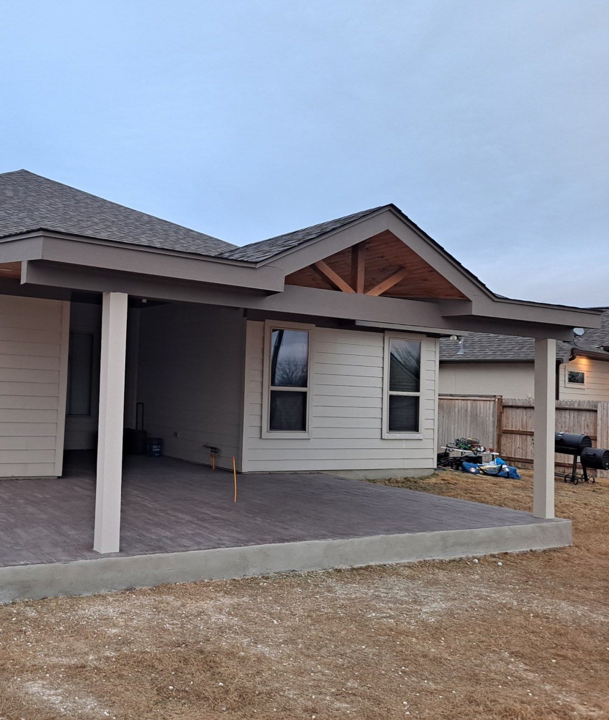 Covered Patio Remodel — After